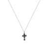 Gold Cross K18 with Sapphires-9850