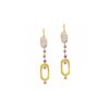 Gold Earrings K18, Amethyst-0