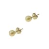Gold Earrings K18, Pearls-0