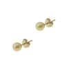 Gold Earrings K18, Pearls-0