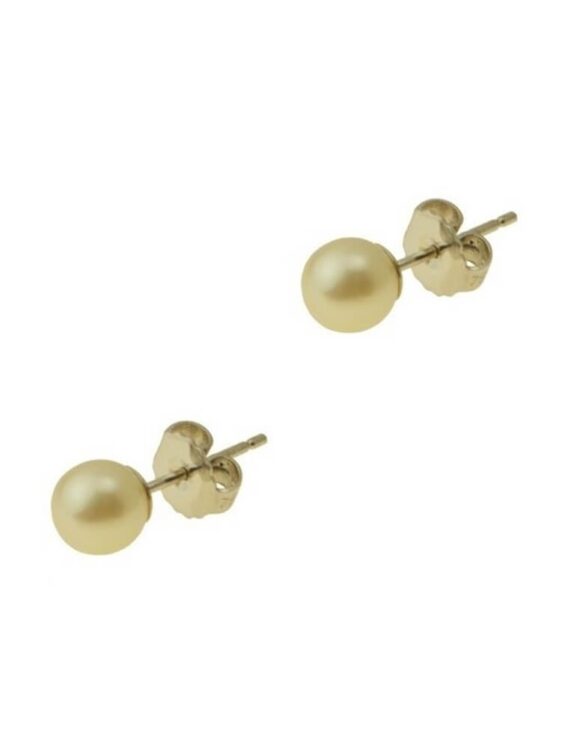 Gold Earrings K18, Pearls-0