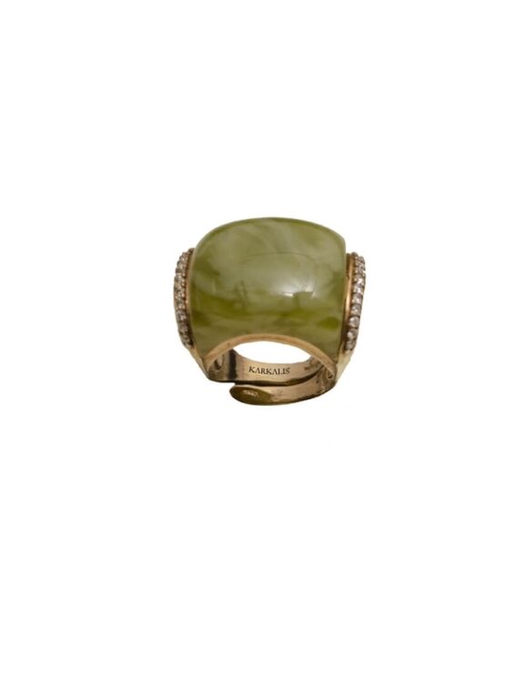 Silver Ring 925, Agate.-0