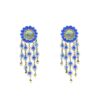 925 Silver Earrings, Lapis Lazuli-0