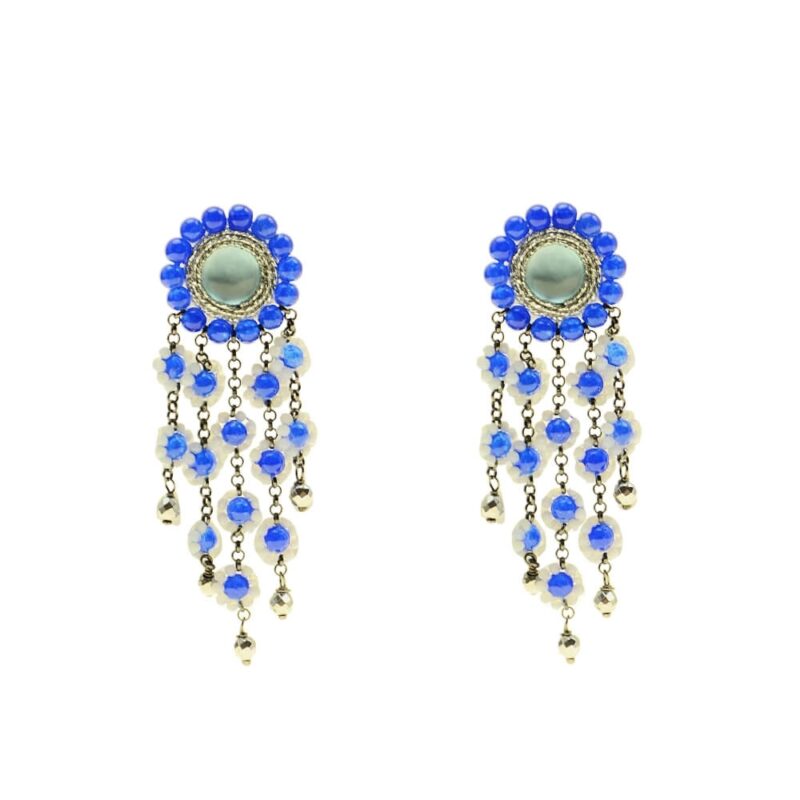 925 Silver Earrings, Lapis Lazuli-0
