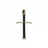 Gold Cross K18, Diamonds 0.10 ct-0