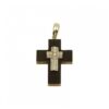 Gold Cross K18, Diamonds 0.12 ct. -2572