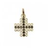 Gold Cross K18, Diamonds 0.13 ct. -0