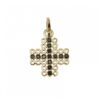 Gold Cross K18, Diamonds 0.13 ct. -0