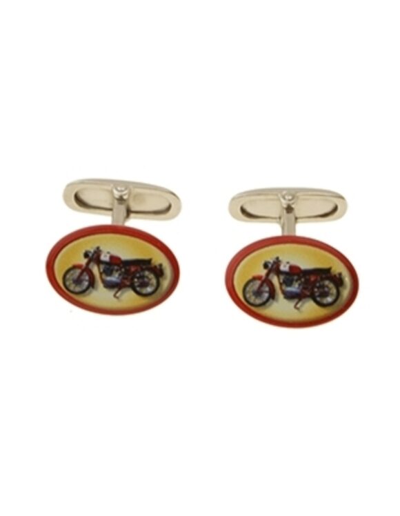 Cufflinks Silver 925. Enamel-0