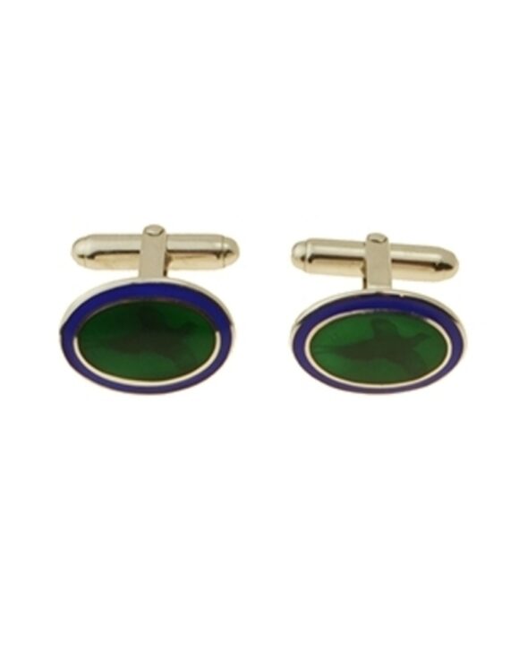 Cufflinks Silver 925. Enamel-0