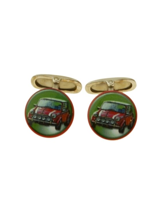 Cufflinks Silver 925. Enamel-0