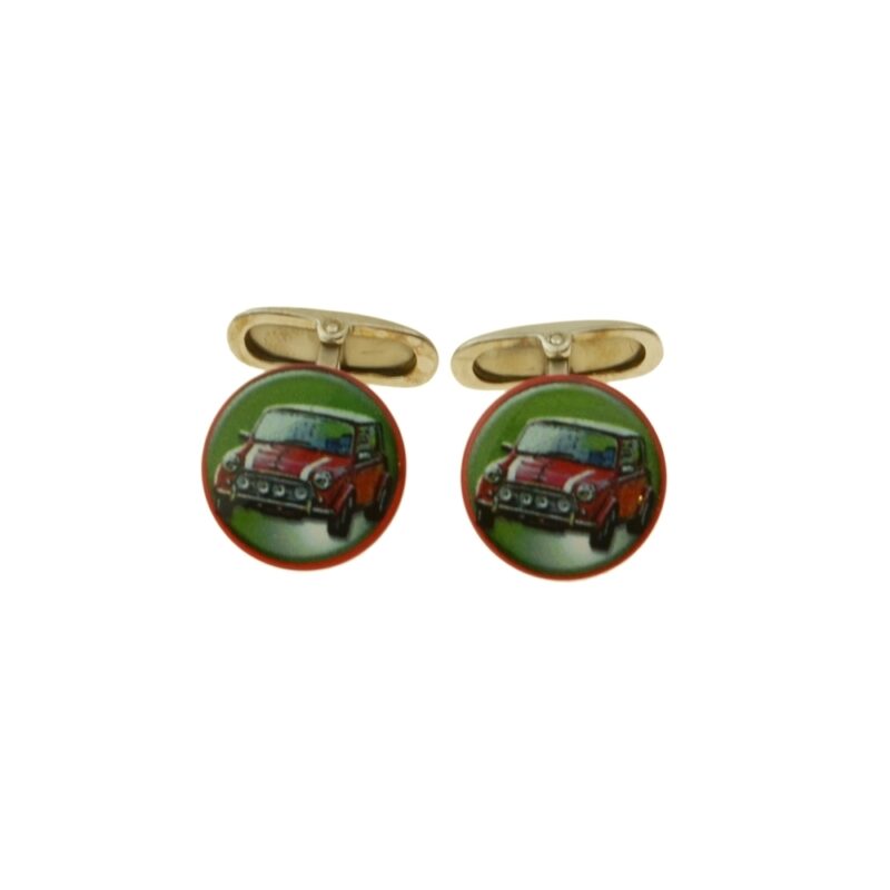 Cufflinks Silver 925. Enamel-0