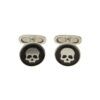 Cufflinks Silver 925. Enamel-0