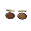 Cufflinks Silver 925. Enamel-0