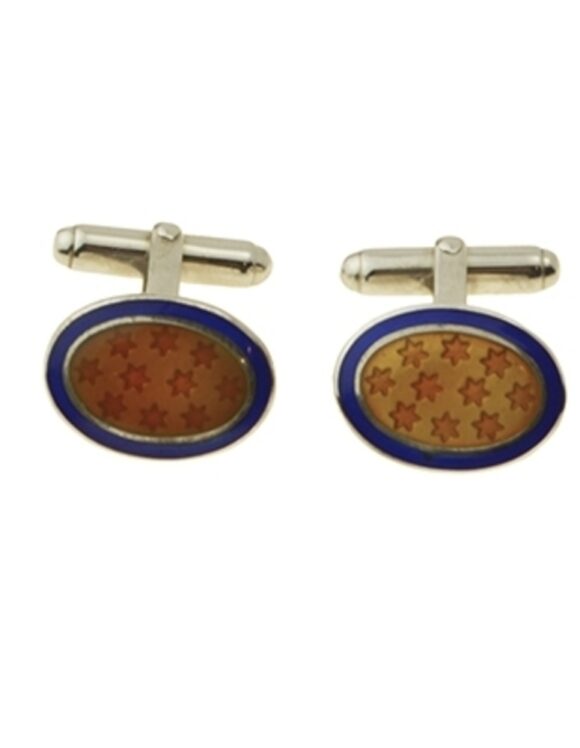 Cufflinks Silver 925. Enamel-0