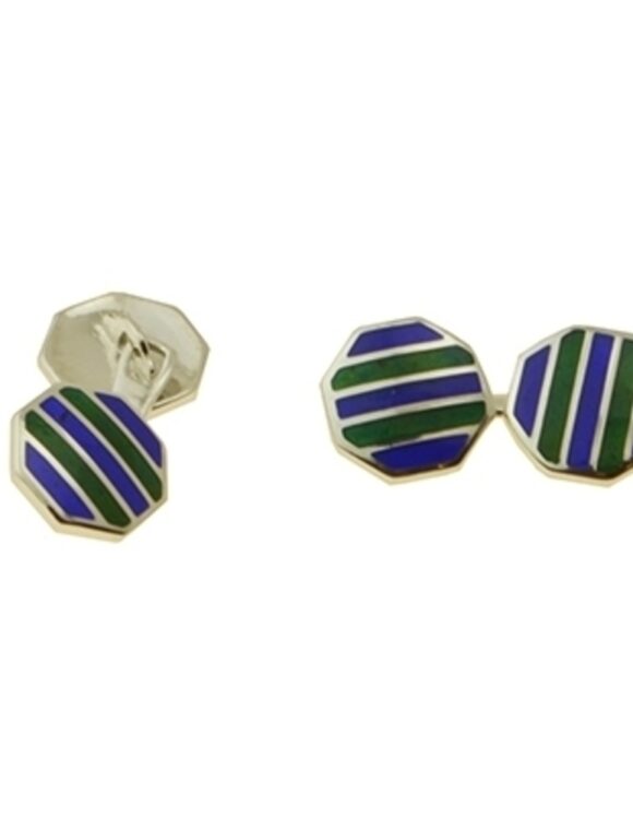 Cufflinks Silver 925. Enamel-0