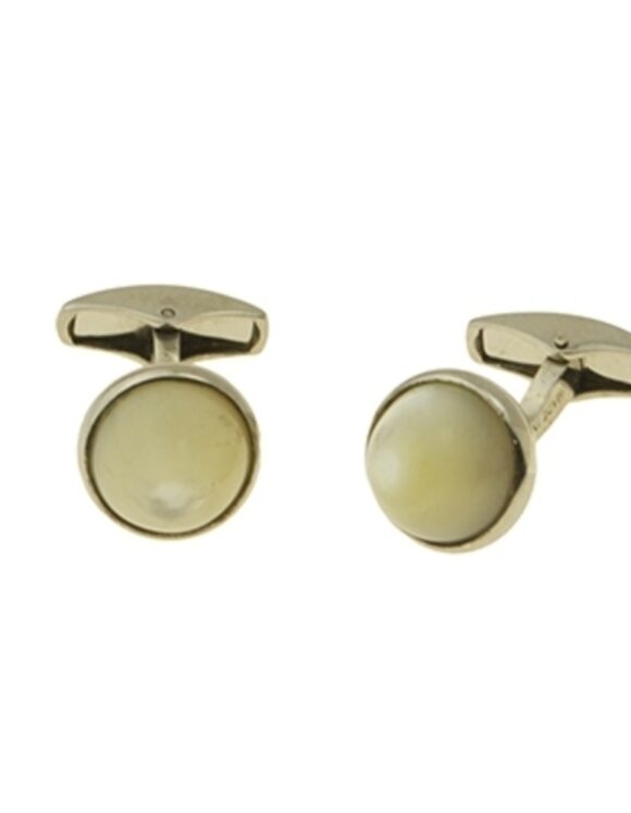 Cufflinks Silver 925. Mother of Pearl-0