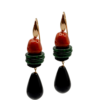 Silver Earrings 925 with Onyx.-0