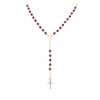 Silver Cross 925 with Rubies.-0