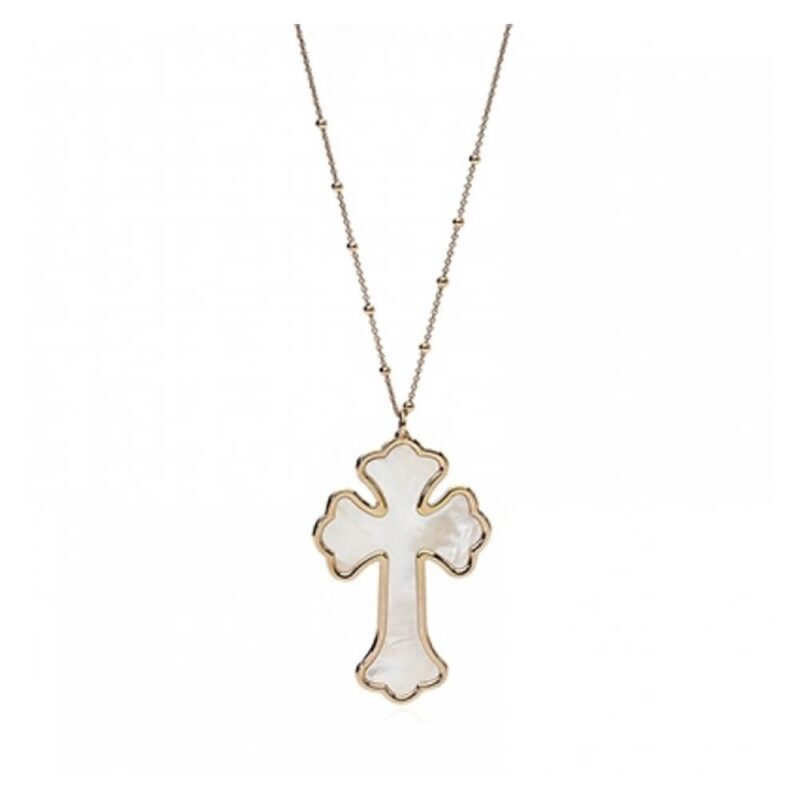 Silver Cross with Nacre-0