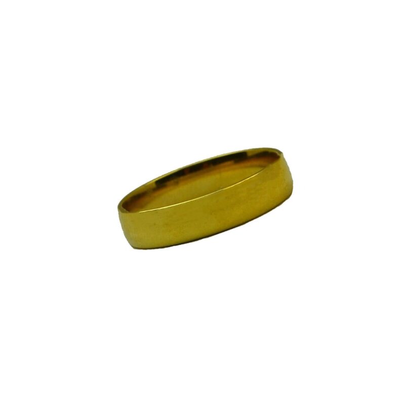 Gold Wedding ring K18. -0