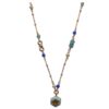 Silver Necklace 925 with Tourmaline.-0