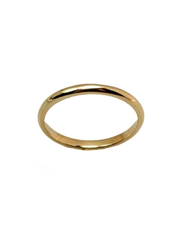 Gold Wedding Ring K18 -0