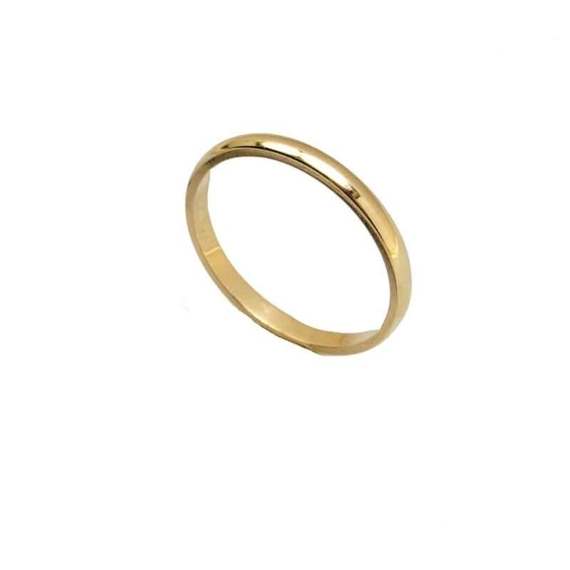 Gold Wedding Ring K18 -0