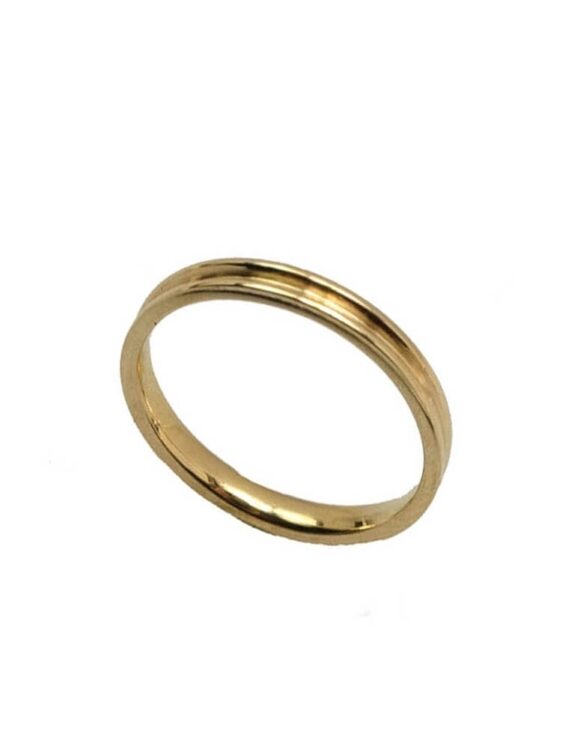 Gold Wedding Ring K18 -0