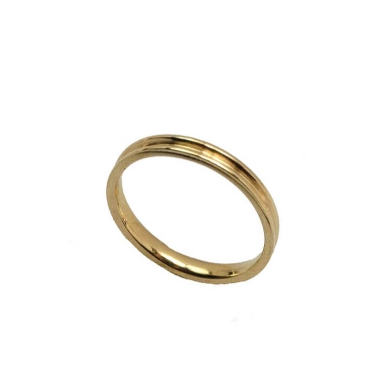 Gold Wedding Ring K18 -0