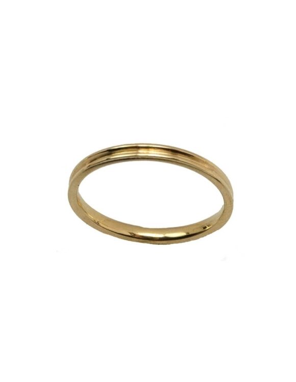 Gold Wedding Ring K18 -0