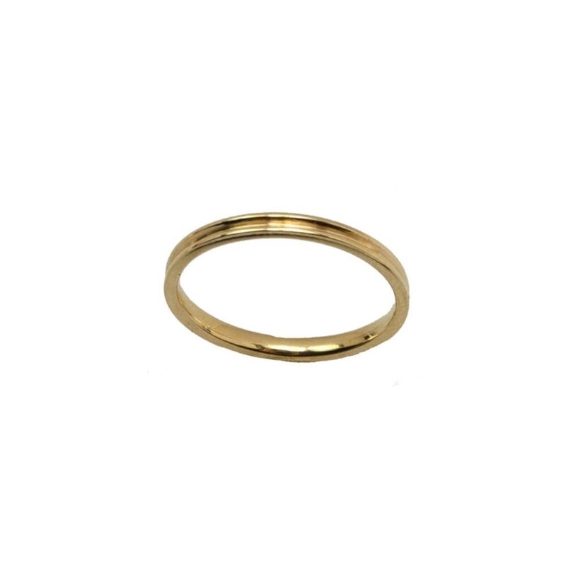 Gold Wedding Ring K18 -0