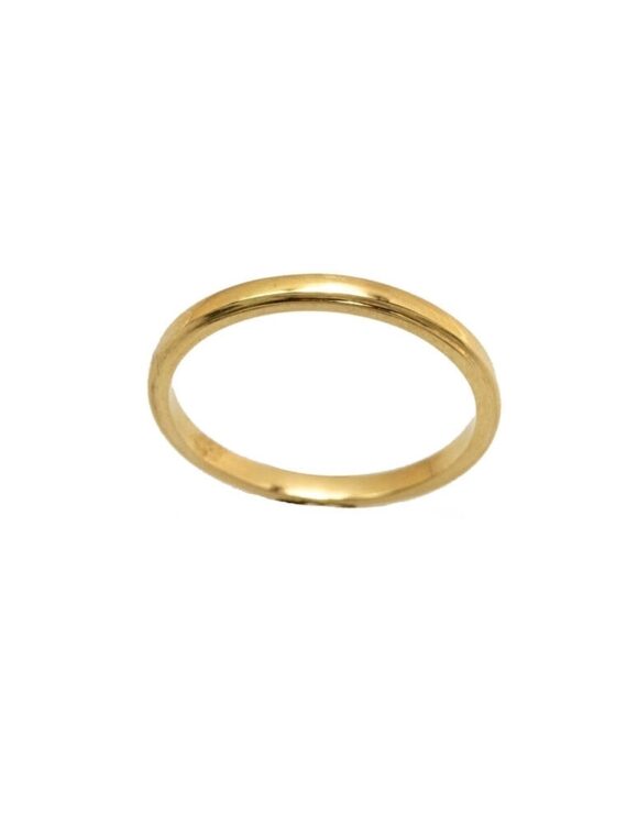 Gold Wedding Ring K18 -0