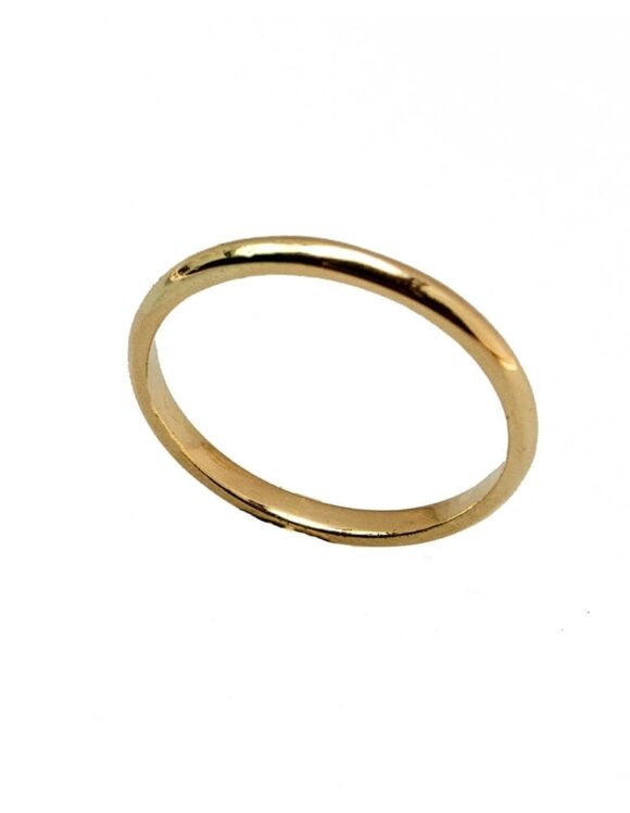 Gold Wedding Ring K18 -0