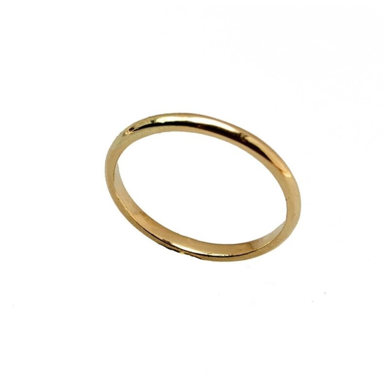 Gold Wedding Ring K18 -0