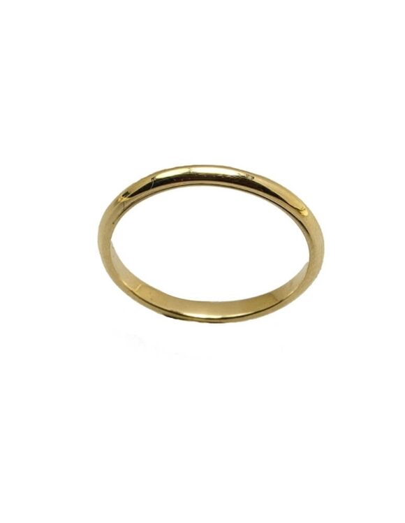Gold Wedding Ring K18 -0