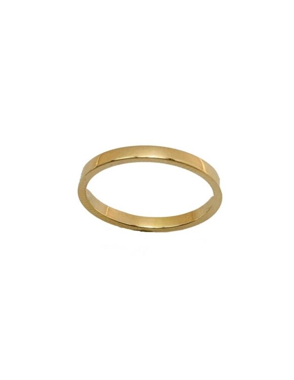 Gold Wedding Ring K18 -0