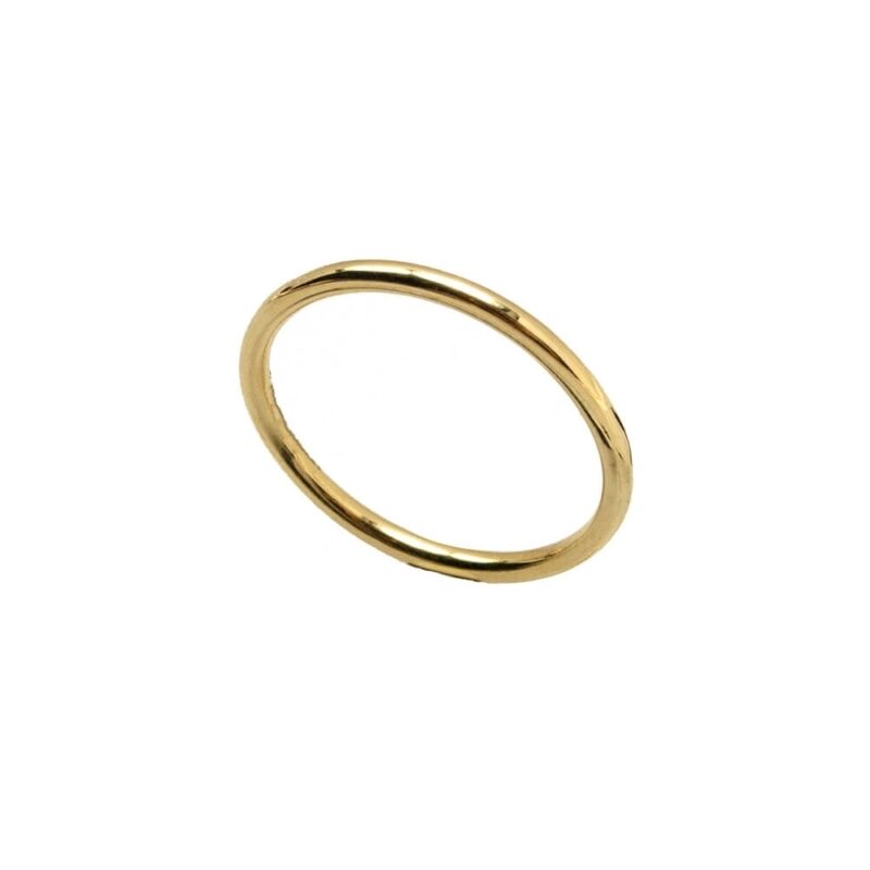 Gold Wedding Ring K18 -0