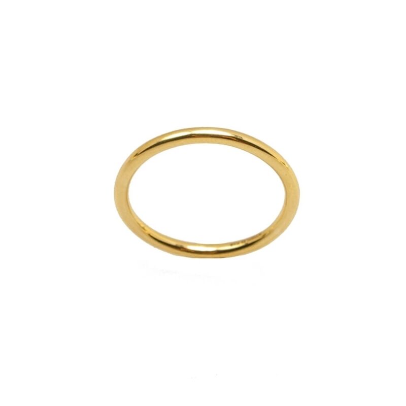 Gold Wedding Ring K18 -0