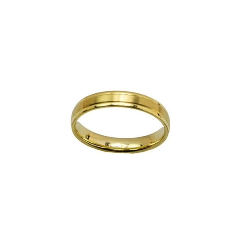 Gold Wedding Ring K18 -0