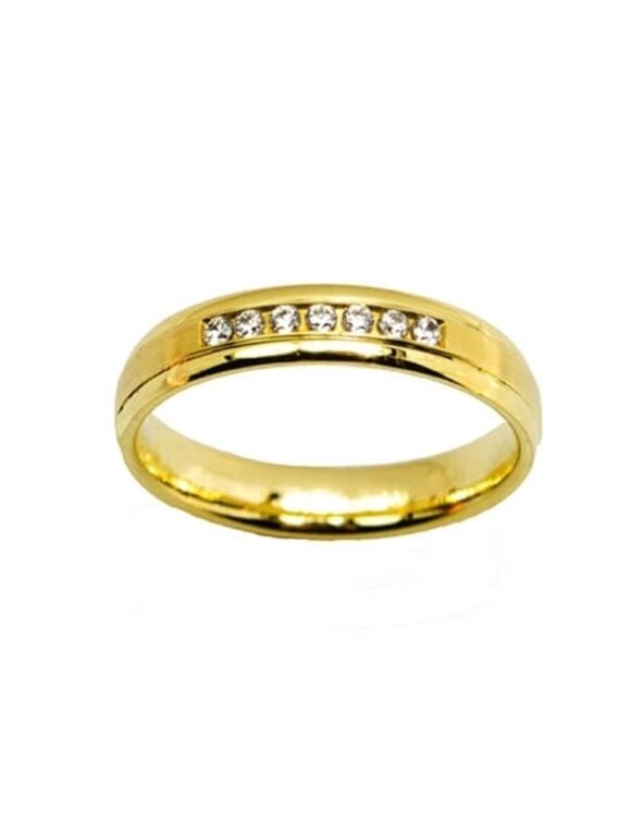 Gold K18 Diamond Wedding Ring K18-0