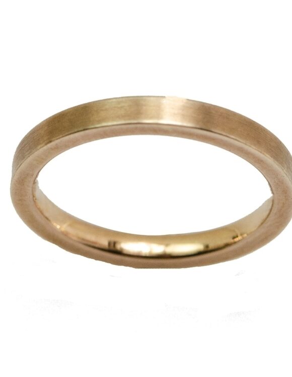 Gold Wedding Ring K18 -0