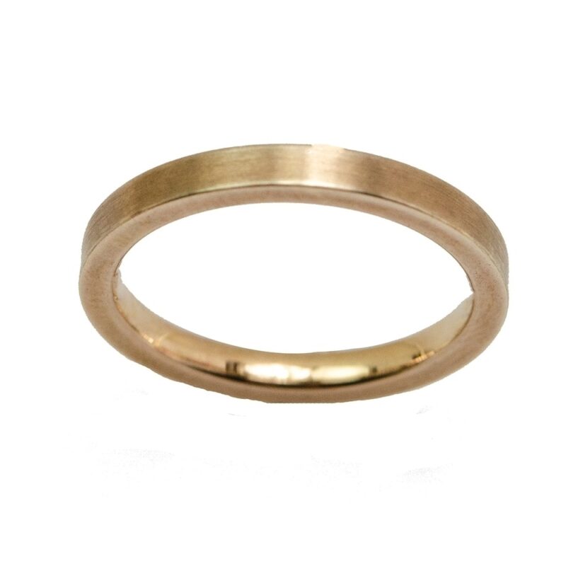 Gold Wedding Ring K18 -0