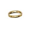 Gold K18 Diamond Wedding Ring -0