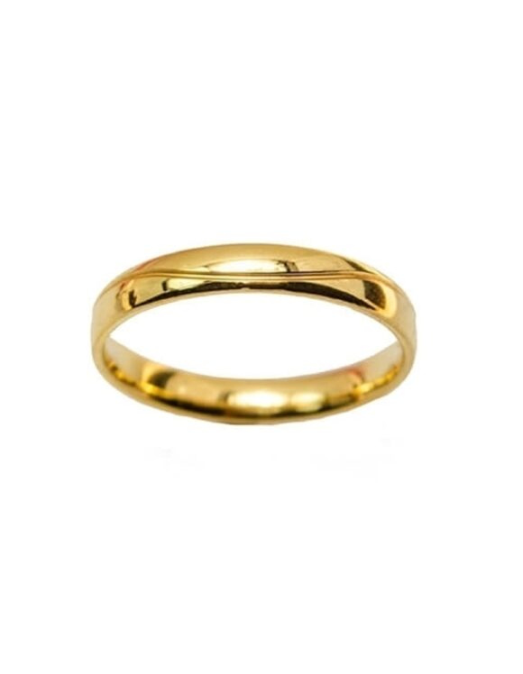 Gold Wedding Ring K18 -0