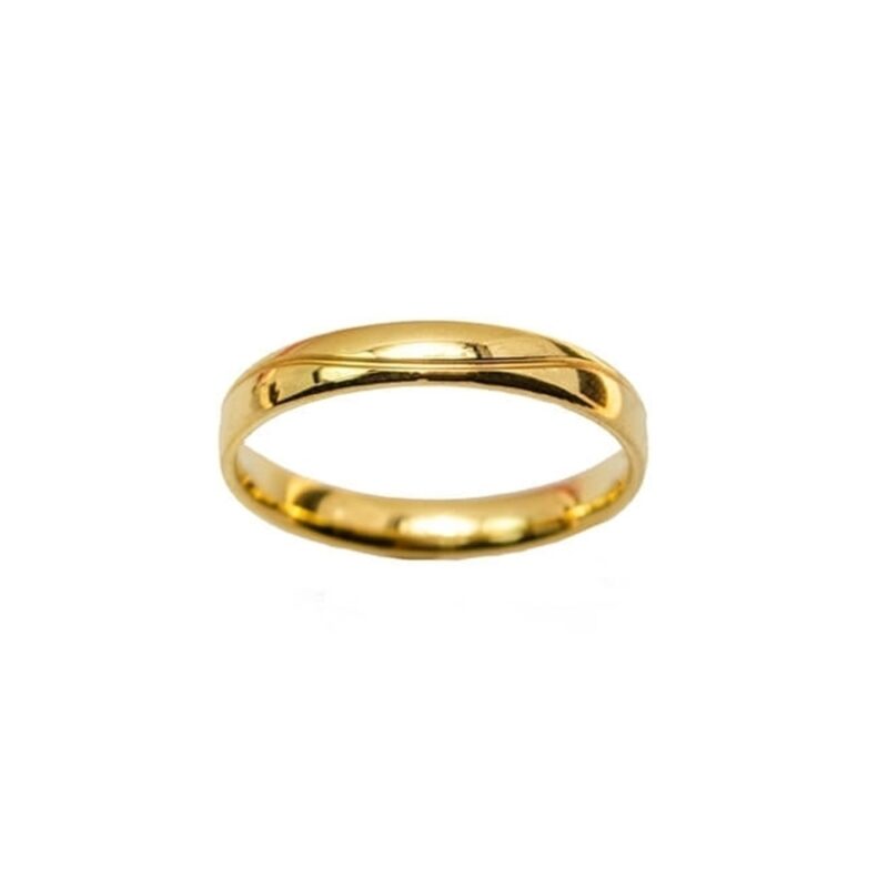 Gold Wedding Ring K18 -0