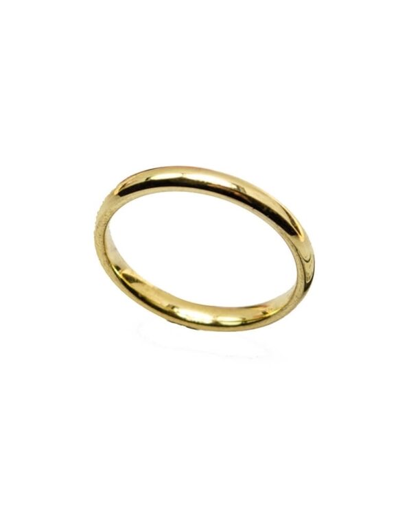 Gold Wedding Ring K18 -0