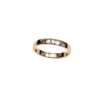 Gold K18 Diamond Wedding Ring -0