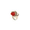 Silver Ring 925 with Coral-0