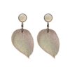 Silver Earrings 925 with Agate. -0